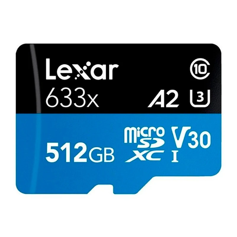 Lsdmi512bb-633a High-performance 633x Lexar Memory Card With 512GB Sd Adapter