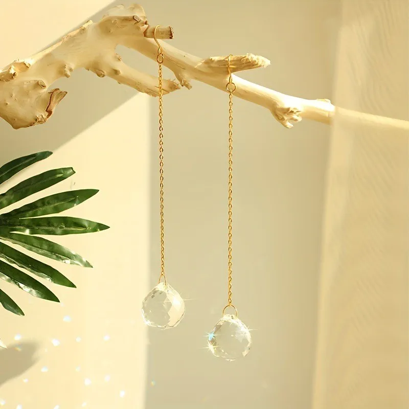 1pc crystal ball pendant bedroom room light pendant window hanging decoration illusion sun catcher gift