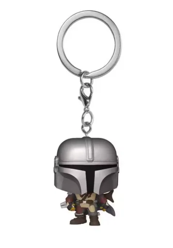 2026 Funko Pocket Pop Keychain Star Wars Yoda Metallic Chewbacca Flocked Limited Edition Vinyl Pendant Christmas Gift for Kids view 5