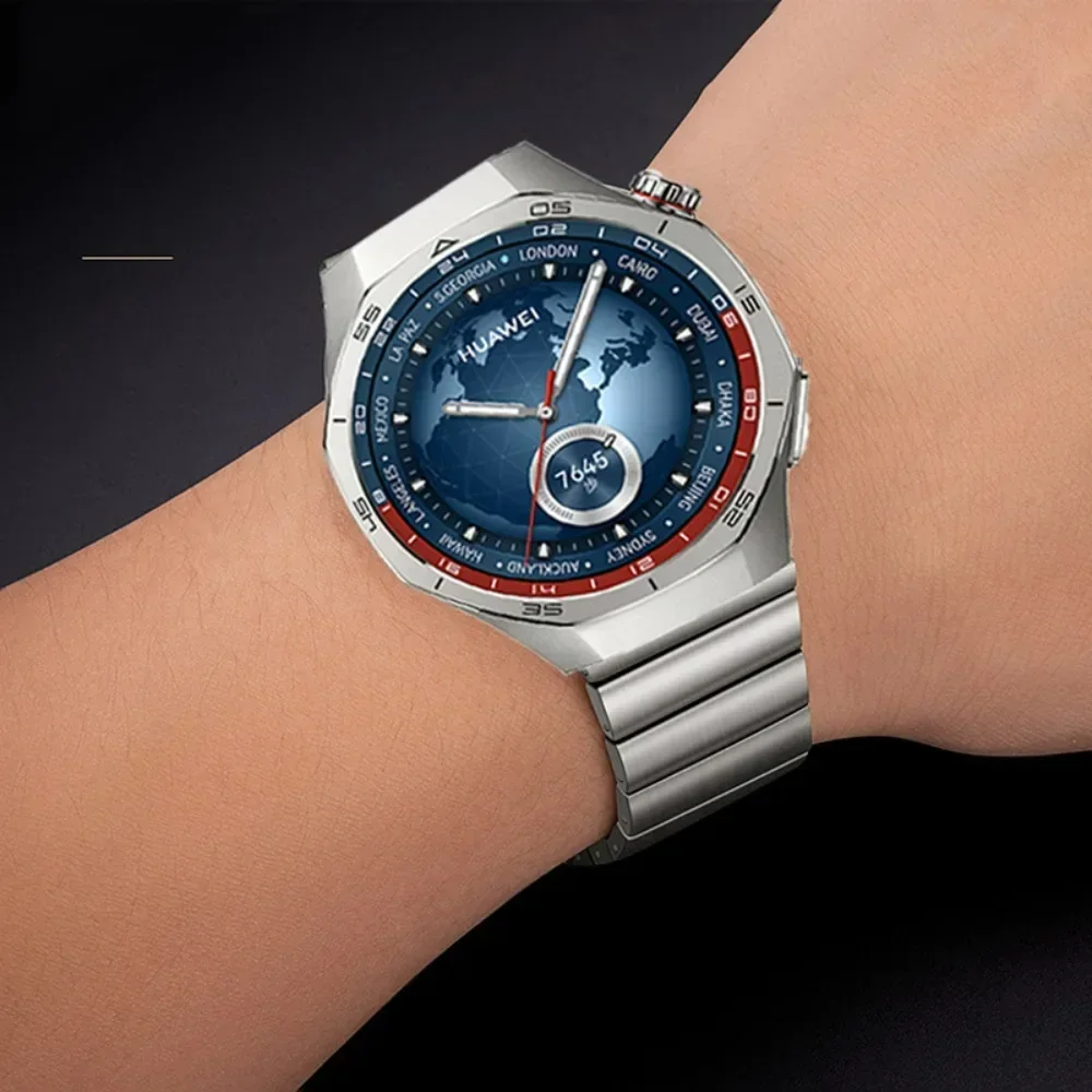 22mm Titanium Strap for Huawei Watch GT4/GT5 Pro 46mm Quick Release Comfortable Bracelet for Huawei Watch 4 3 Pro/GT3 2 Correa