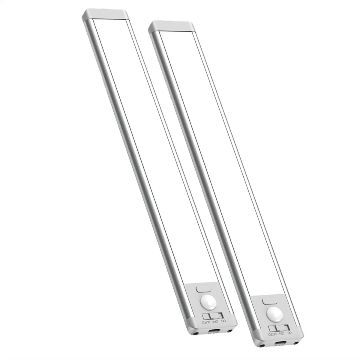 a76kbg-アンダーキャビネットライト、64-led充電式バッテリーモーションセンサーライト屋内用、2パック磁気調光可能なクローゼットライト25cm