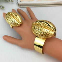 Newest Bold Bangle with Ring Brazilian Jewelry for Women  FHK17202