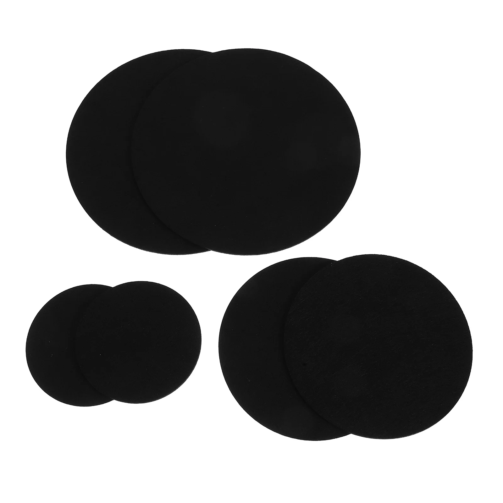

6 Pcs Felt Coasters Dual Side Absorbent Round Mats for Flower Pot Plants Boho Stackable Drink Protector Garden Supplies