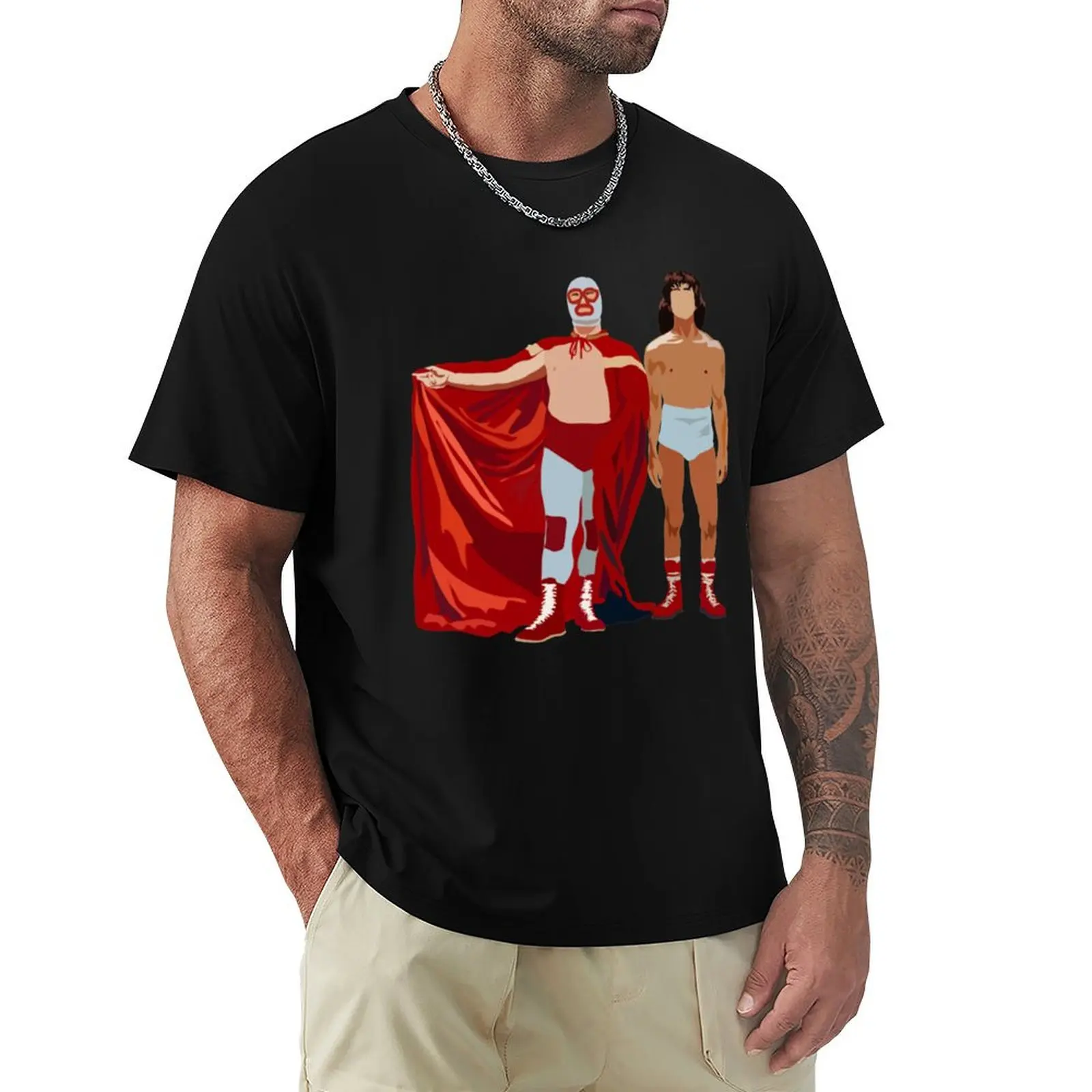 Camiseta Nacho Libre Worker básica de manga corta