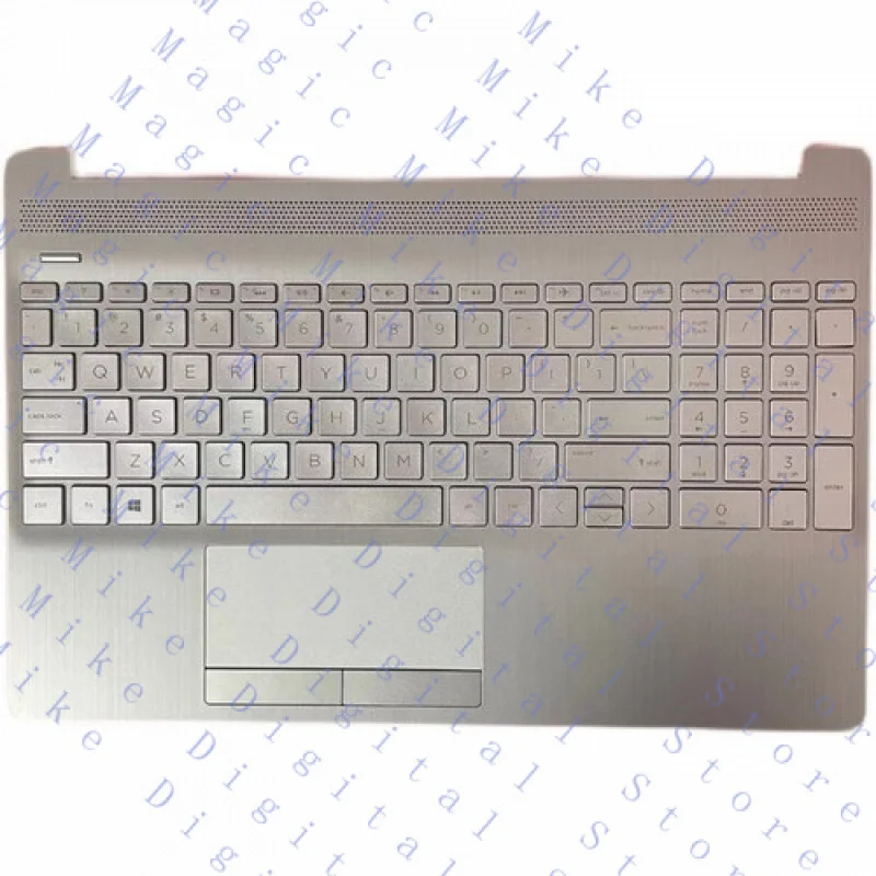 

H NEW For HP 15-DW 15T-DW 15S-DU UPPER CASE PALMREST Touchpad Keyboard L52022-001