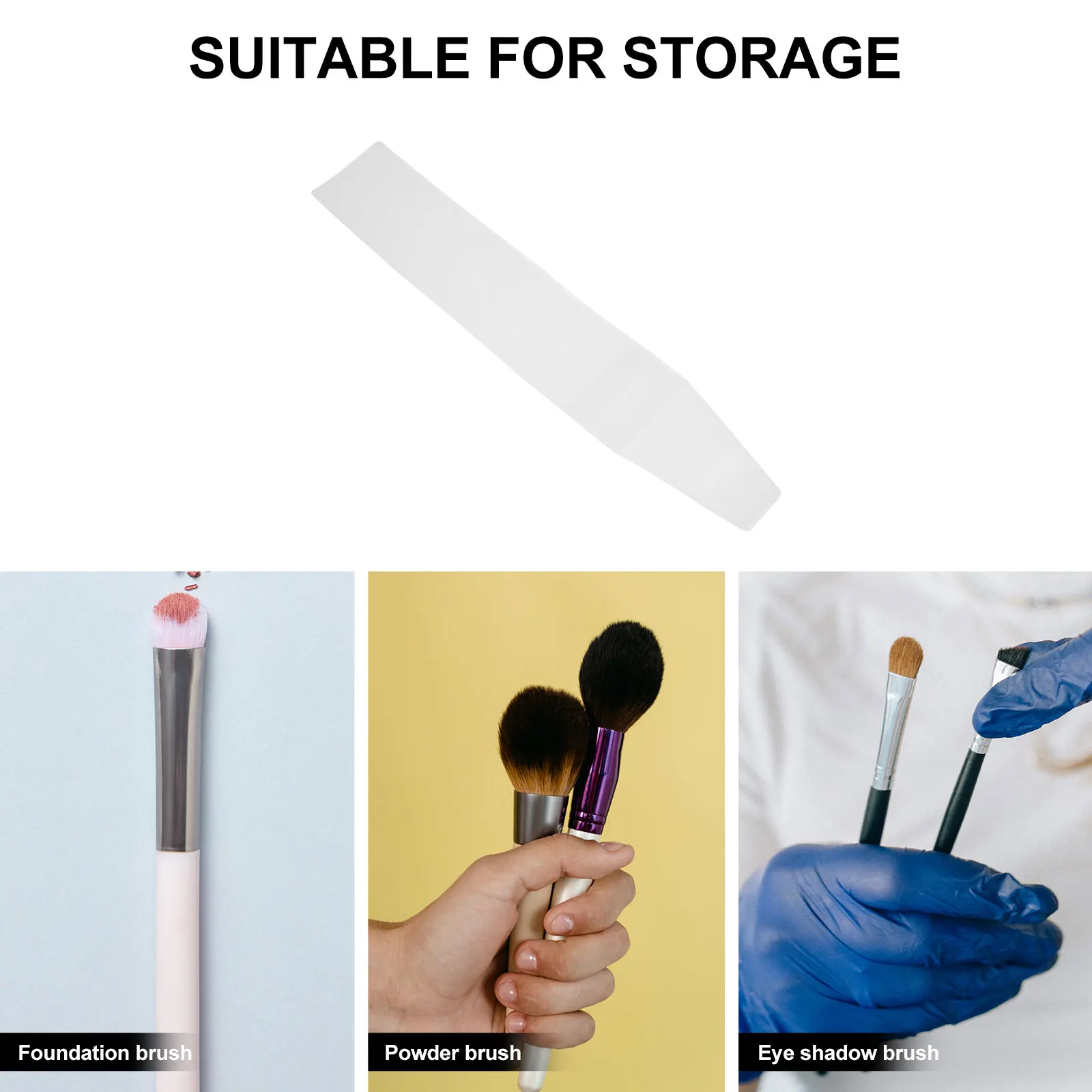 

10pcs Makeup Bag Dust-proof Portable Organizer Travel Small Size Covers Makeup Foundation Powder Brushes