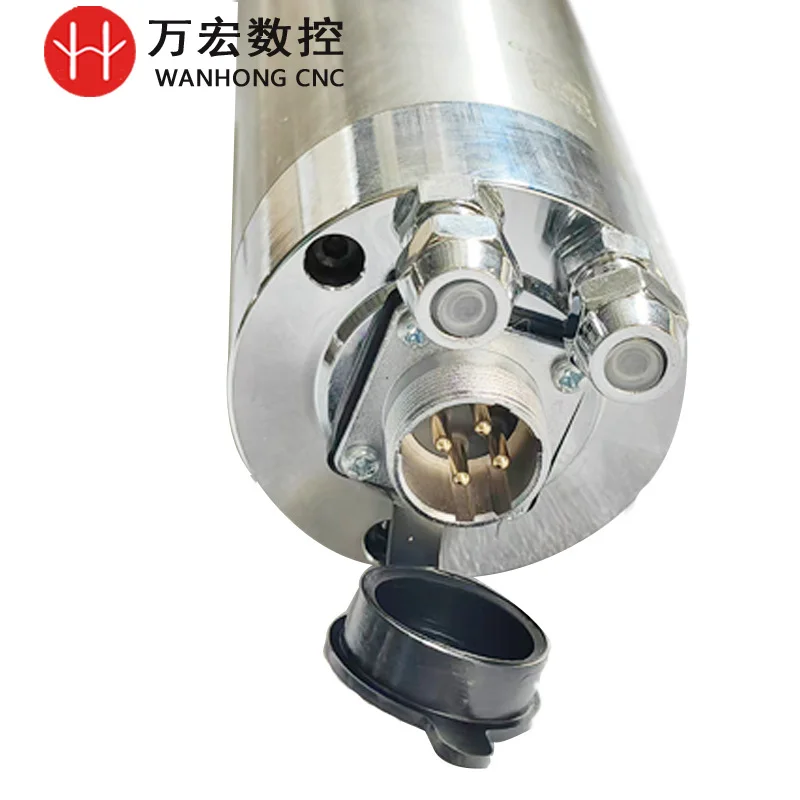 HQD 220 В 800 Вт 0,8 кВт Шпиндель с ЧПУ Диаметр двигателя 65 мм Шпиндель охладителя воды для фрезерного станка с ЧПУ