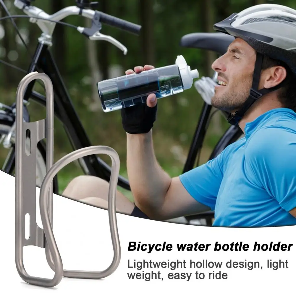 Bike Water Bottle Cage Titanium Alloy MTB Road Mountain Bicycle Water Cup Mount Holder Storage Rack Cycling Accessories