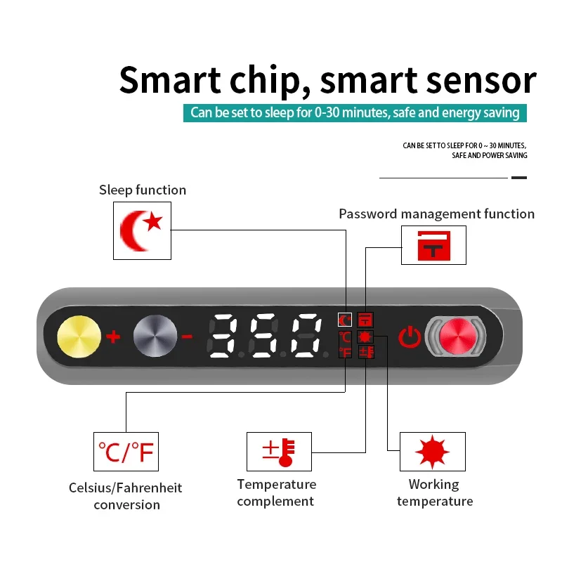 CXG E110S Electric Soldering Iron With Sleep Function Digital Display Temperature Regulator Professional Rework Tool 110-220V