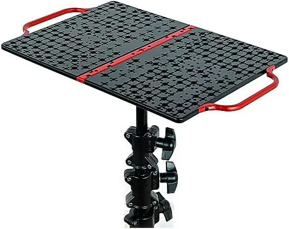 Multifunctional V-Mount Battery Power Distribution Board Folding Mounting Plate with Thread Expansion for Camera Rigs Monitors