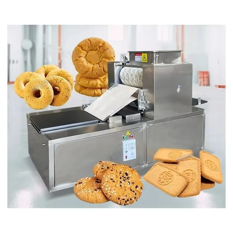 Mini Rotary Wood Oat Cookie Form Small Marie Sweet Cake Walnut Biscuit Mould Peach Pastry Machine for Household