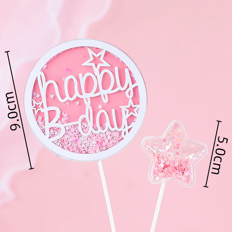 Hochzeits torte Topper Mädchen alles Gute zum Geburtstag Party Dekoration Mädchen Kinder begünstigt Fee Figur Kuchen liefern Baby party Dekor Geschenk – Detail 8
