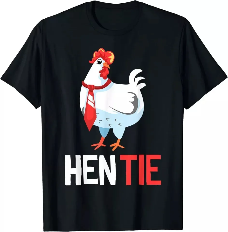 Funny Hen Tie Chicken Gift Unisex T-Shirt S-5XL