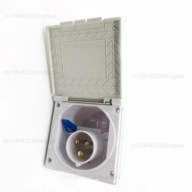 

RV Charging Power Socket, Trailer Modification Accessories 220V Mains Power 16A Input Waterproof Charging Case