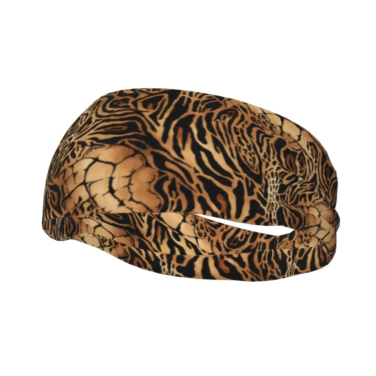 Sports Sweatband Breathable Headband Sweat Hair Head Band Tiger Leopard And Crocodile Skin Yoga Headband