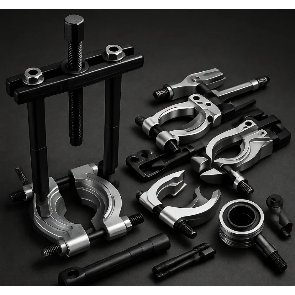 

14 Piece 5 Ton Bearing Puller Kit Heavy Duty Separator with 2 and 3 Inch Jaws Complete Set