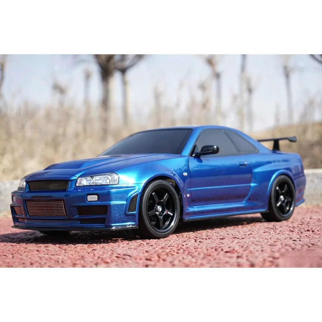 Custom DIY Classic JDM RC Sports Drift Car Silhouette Body Shell For 1/10 TAMIYA TT02 Exterior Appearance Upgrade Accessories