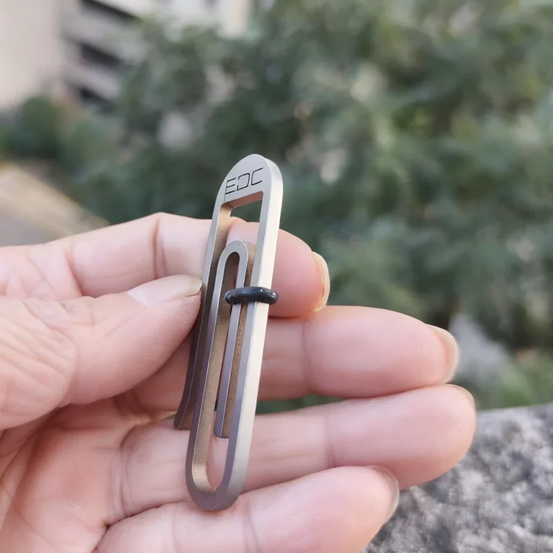EDC Titanium Key ring Keychain Pendant Portable Tools