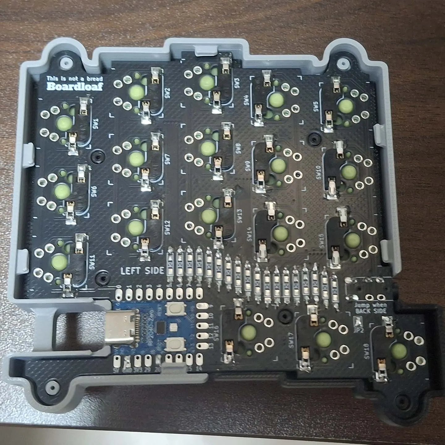 Boardloaf Wired Split Keyboard Kit Support QMK/VIAL Hot Swap Customize With TRRS Connect Cable PC Gamer Accessories