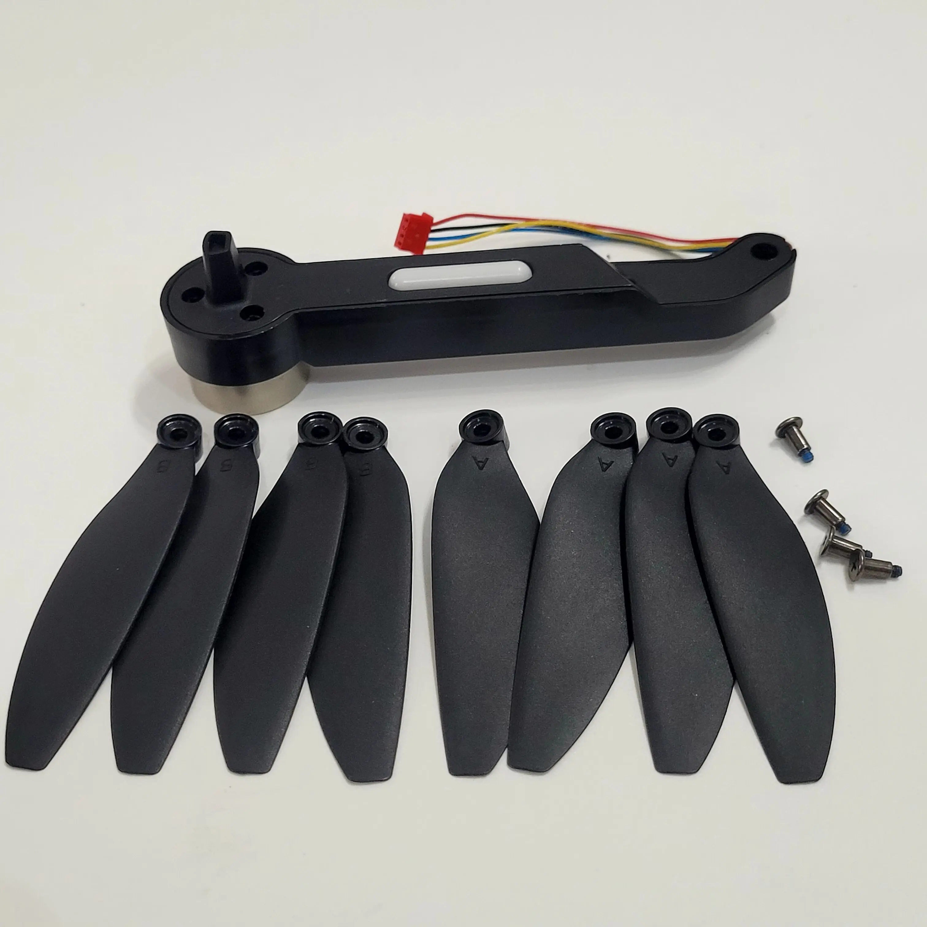 F198 MAX PRO Original Motor Arm with Propller SPare Part Kit for Toy Helicopter F198MAX Arm Blade Accessory