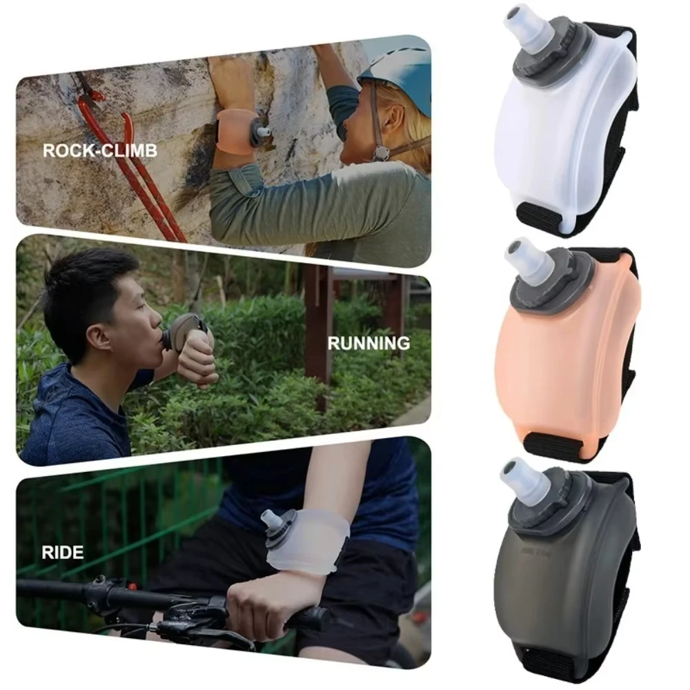 Portable Wrist Water Bottle For Outdoor Running Adjustable Cycling Sports Water Cup Mountain Climbing Marathon Fitness Hydration - view 5