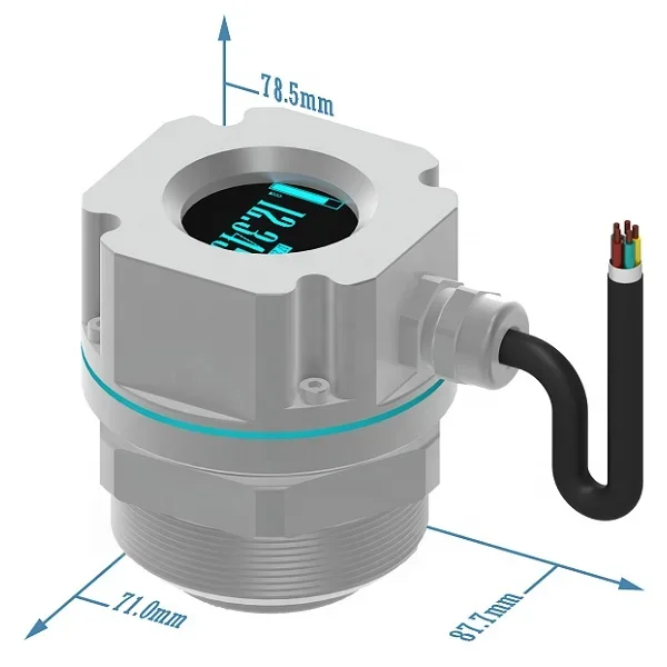 120Ghz Radar Meter Level Measuring Tool Tank Liquid Water Transmisor Oil FM Radar Level Meter