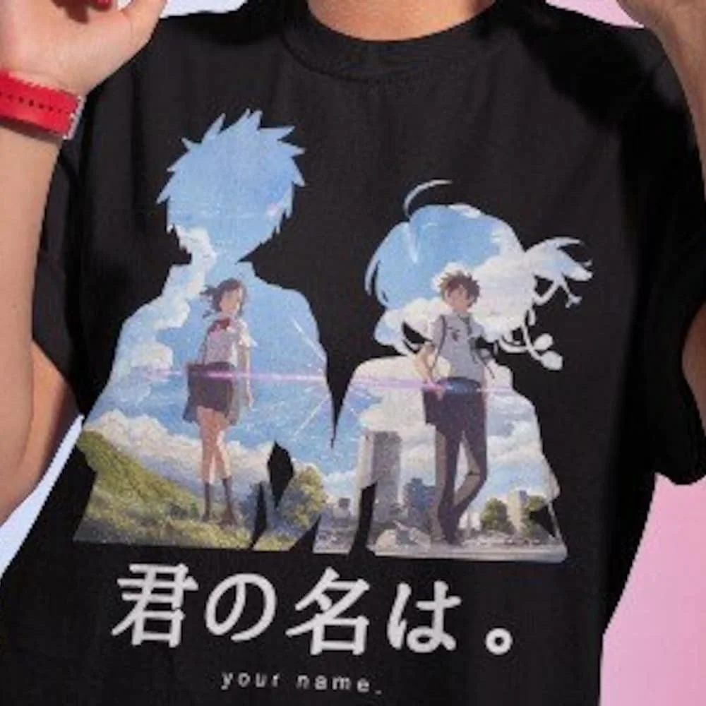 Your Name Anime T Shirt Kimi No Na Wa Taki Mitsuha Tachibana Merch Gift