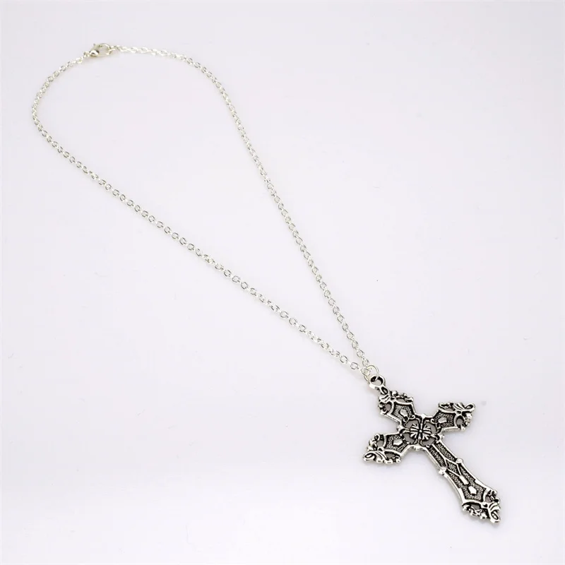 Vintage Crosses Pendant Necklace Goth Jewelry Accessories Gothic Grunge Chain Y2k Fashion Women Cheap Things Free Shipping Men