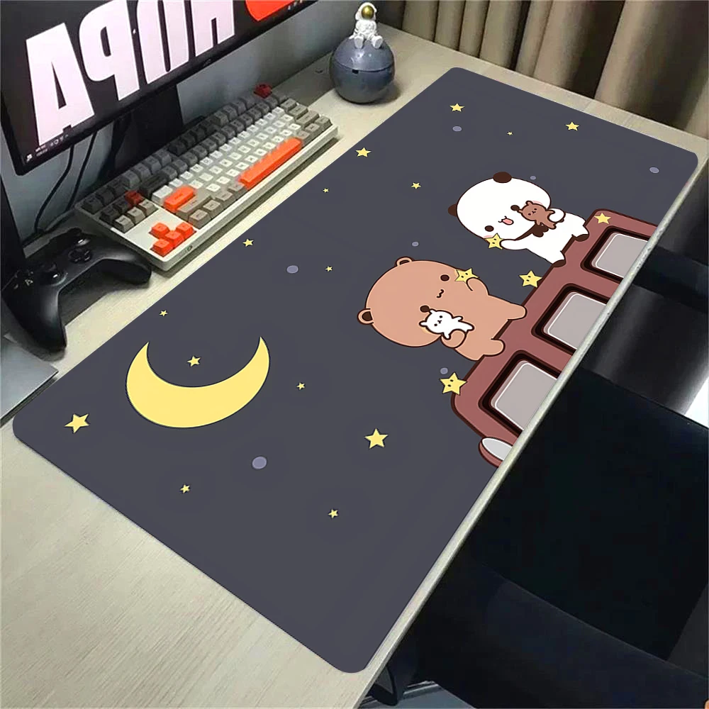 Grande Gamer Mousepad para Computador, Mouse Pad, Tapete de Mesa, Acessórios para Jogos PC, Mousepad para PC, Bubu Dudu, XXL