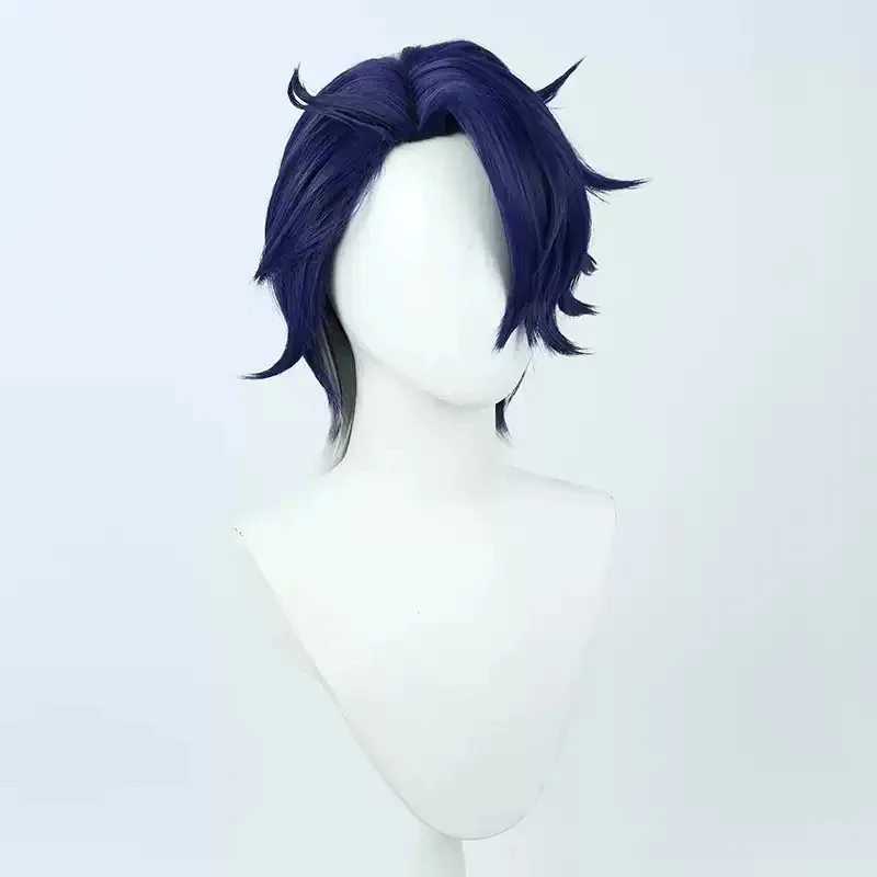 

2025 aaa Game Honkai: Star Rail Sampo Koski Cosplay Short Scalp Blue Gradient Heat Resistant Synthetic Hair Wigs Wig Ca