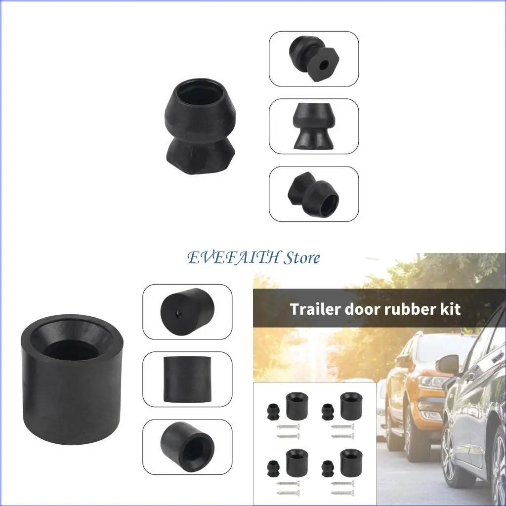 

124b набор из 4 утилит дверей дверей выцветающие устойчивые к оконные бамперы