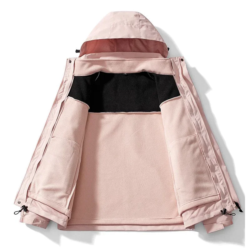 الشتاء رشاقته الدافئة المرأة مقاوم للماء سترة التزلج الجبلية وسراويل التزلج يندبروف الرياضة في الهواء الطلق على الجليد معطف الثلوج بنطلون