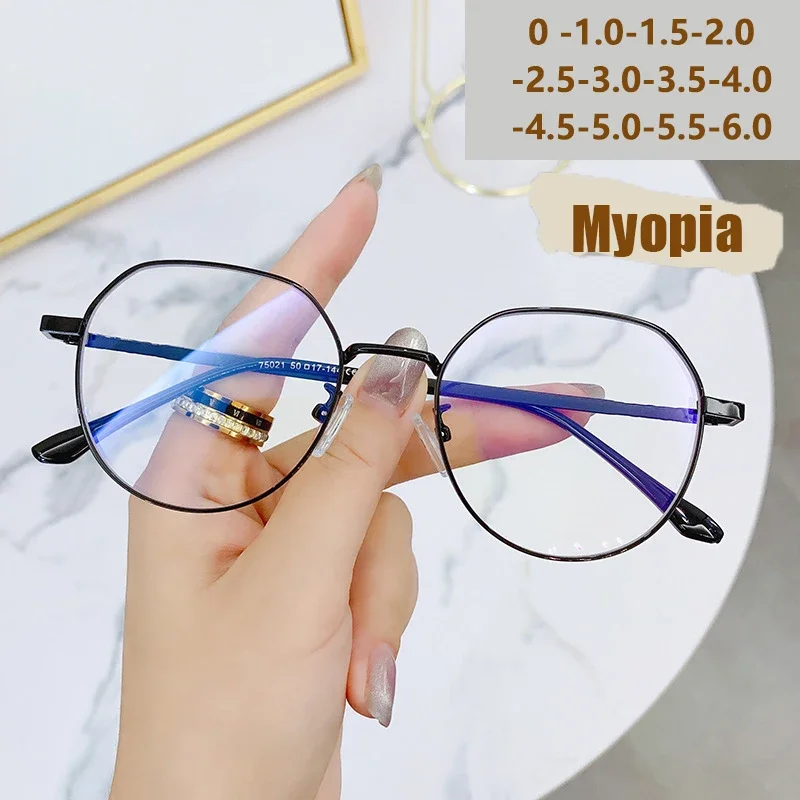 

Anti-blue Light, Men's And Women's Identical Style Korean Version Retro Small-frame Reading Glasses For Myopia 75021