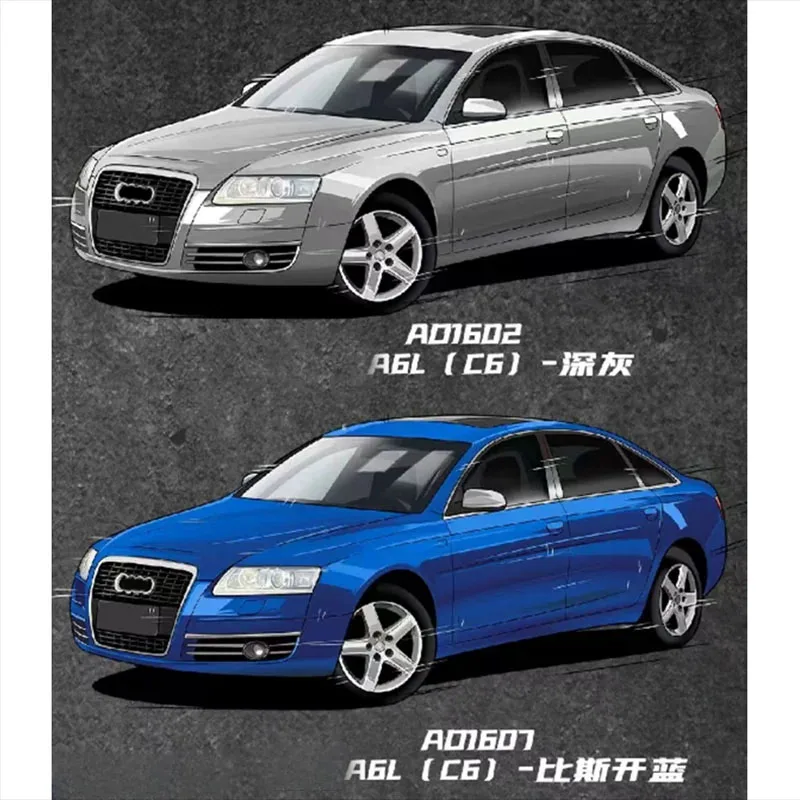 

Коллекционная модель автомобиля MASSDI Diecast Alloy 1/64 A6L C6 AD1602 AD1607, сувенир для взрослых, подарок, хобби и игрушки