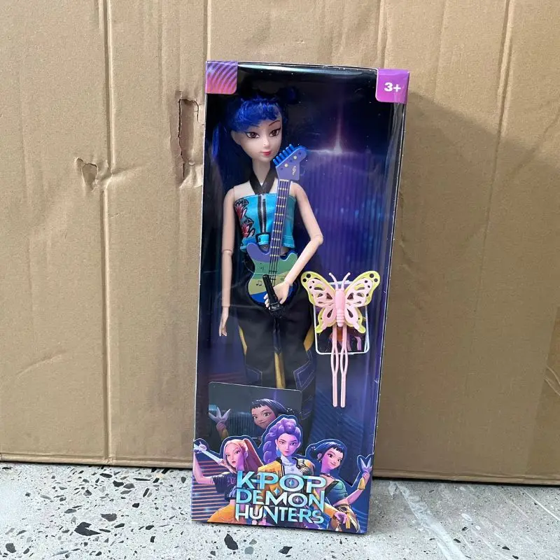 

Hot sales Kpop Demon Hunters Doll Toys Rumi Mira Zoey Action Figure Toy Beautiful Princess Baby Girl Plastic DIY Toy for Girls