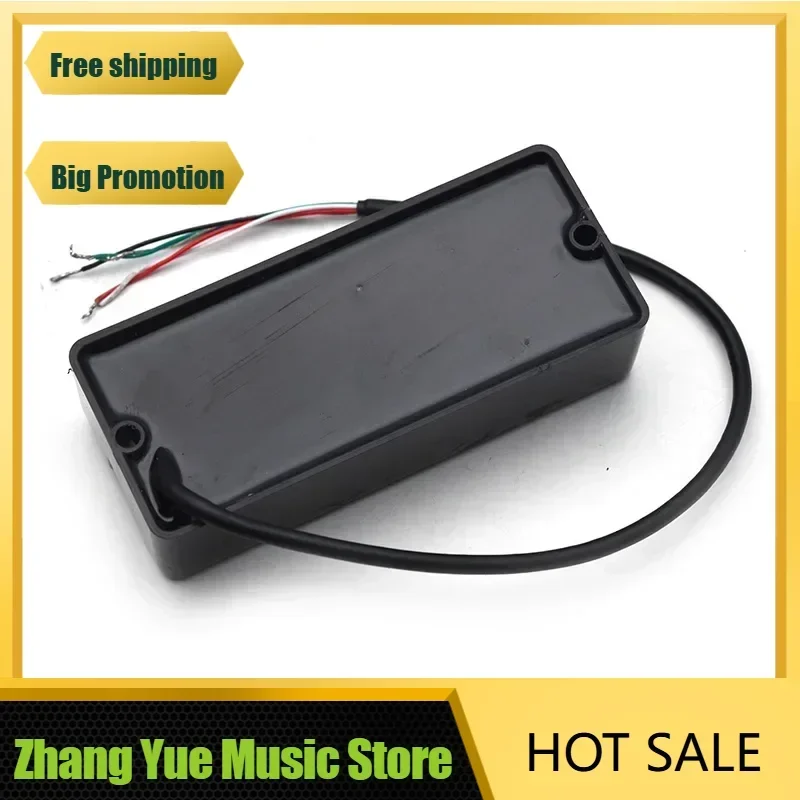 

HX --- Совершенно новый-4/5/6 струнный герметичный мыльный бар с 2 отверстиями для бас-гитары 101*37,5 мм керамический магнит черный