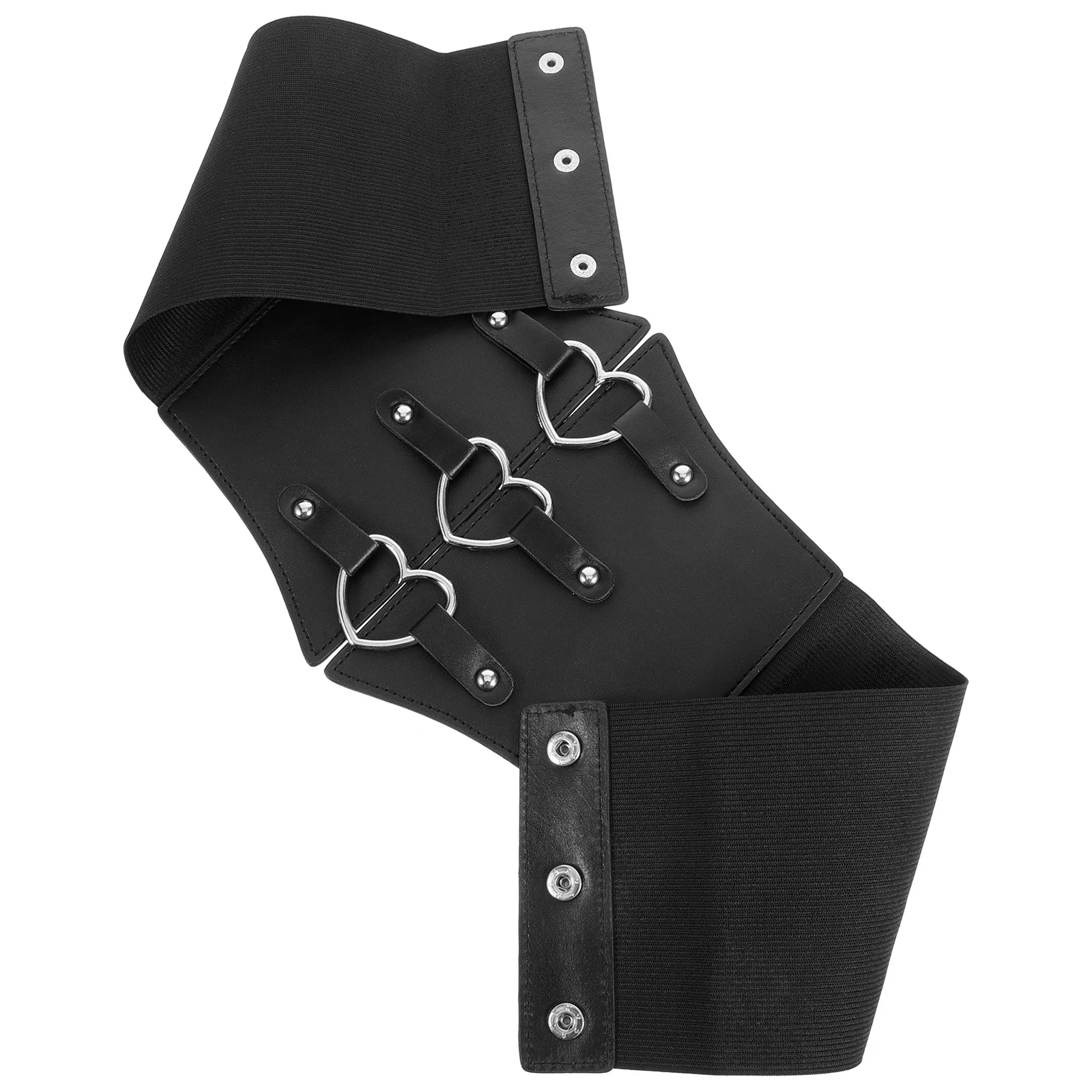 レトロコルセットベルトファッションワイドウエストベルトレディース装飾模造合金ハロウィンパーティーアクセサリー