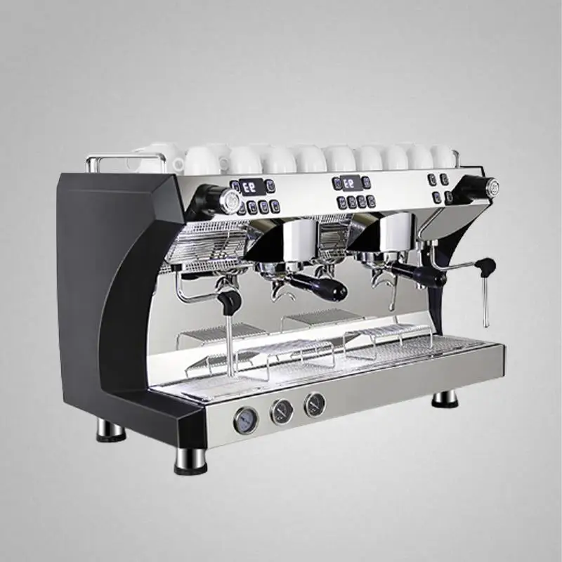 Two Groups Semi Automatic Commercial Espresso Machine Espresso Maker For Restaurant