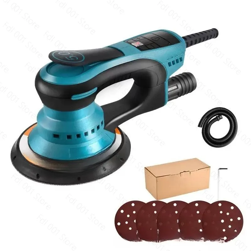 Eccentric Electric Sander Brushless Sandpaper Machine Round Sander Automotive Sheet Metal Woodworking Lightweight Portable