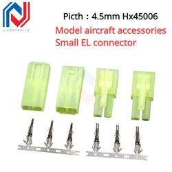 5Sets Spacing 4.5mm Aircraft Model Accessories Small El Connector Hx45006 Tamiya Plug DIY Terminal Connector
