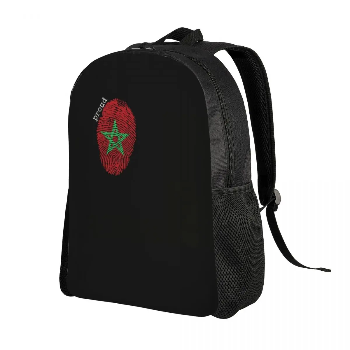 Morocco Flag Funny Print Backpacks for Girls Boys 3D Pattern School College Travel Bags Men Women Bookbag Fits 15 Inch Laptop