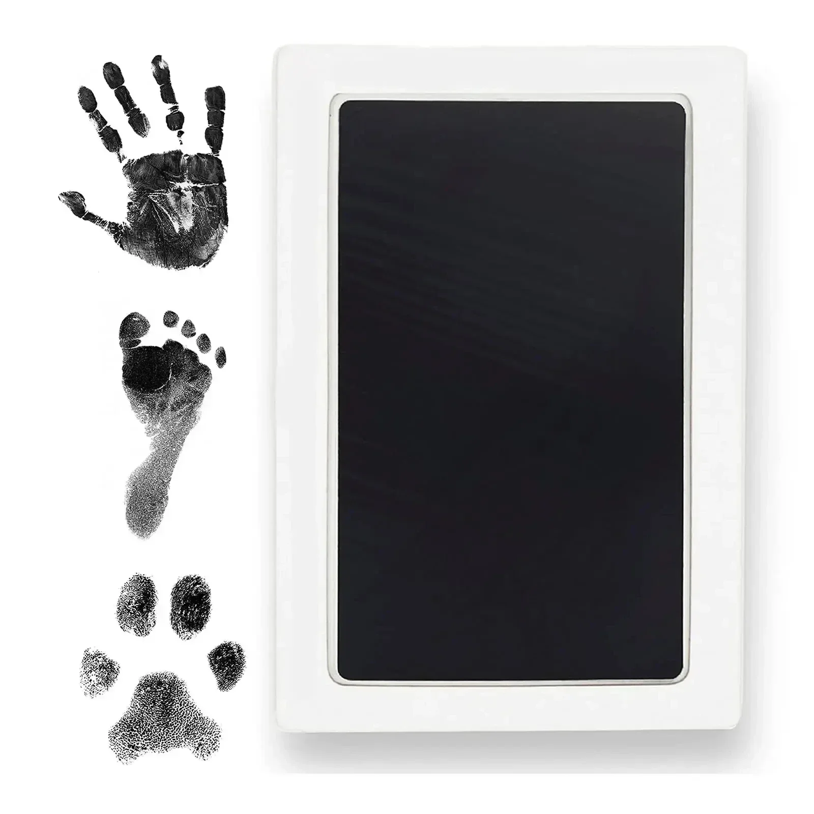 Baby Handprint Footprints Ink Pads for Pet Safe Non-toxic No-Touch Skin Inkless Inkpad Kits Cat Dog Paw Prints Souvenirs Gifts