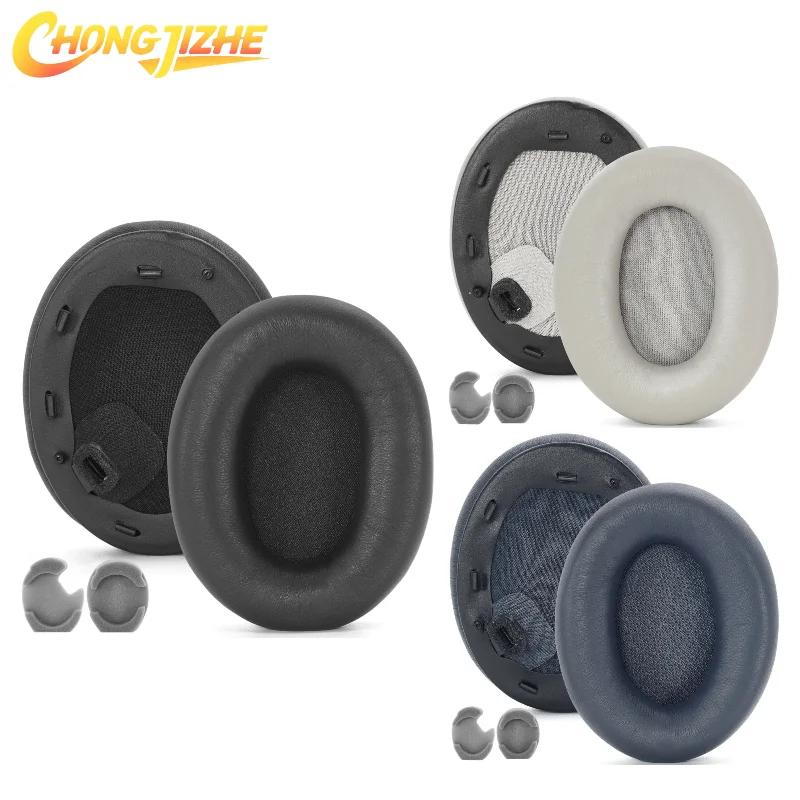 

CHONGJIZHE Replacement lambskin/genuine leather Ear Pads With buckle for Sony WH-1000XM4 (WH1000XM4) Headphones Repair Parts