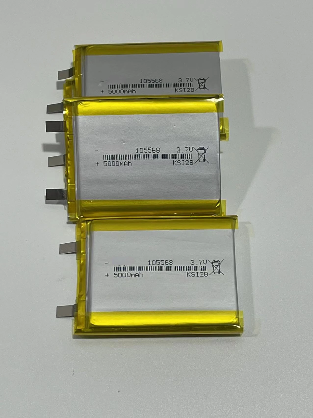 105568 3.7v 5000mah Polymer Lithium Battery Suitable For Mobile Power Banks Hand Warmers Treasure Batteries Battery Packs