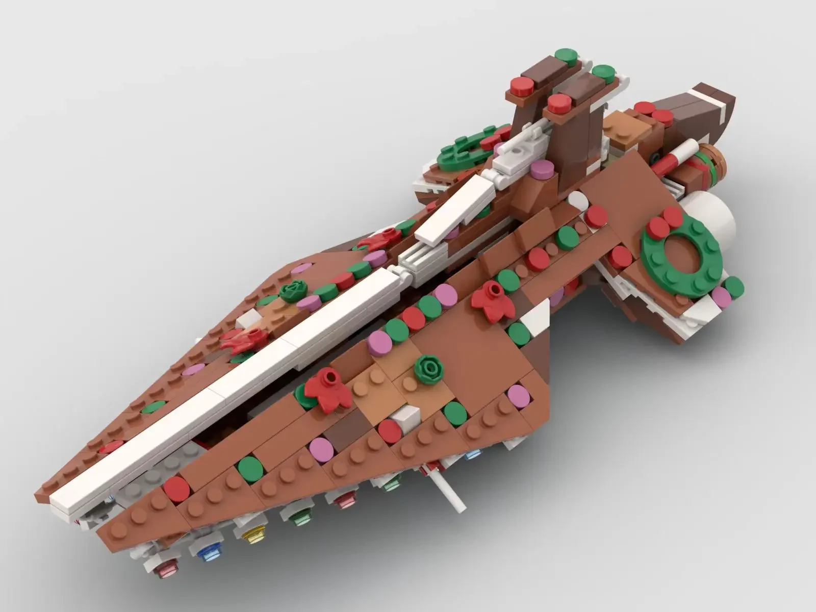 

Новинка 2024 года, серия пряников, звездный разрушитель, модель тысячелетия, кирпичные строительные блоки, игрушки для взрослых, подарки для детей