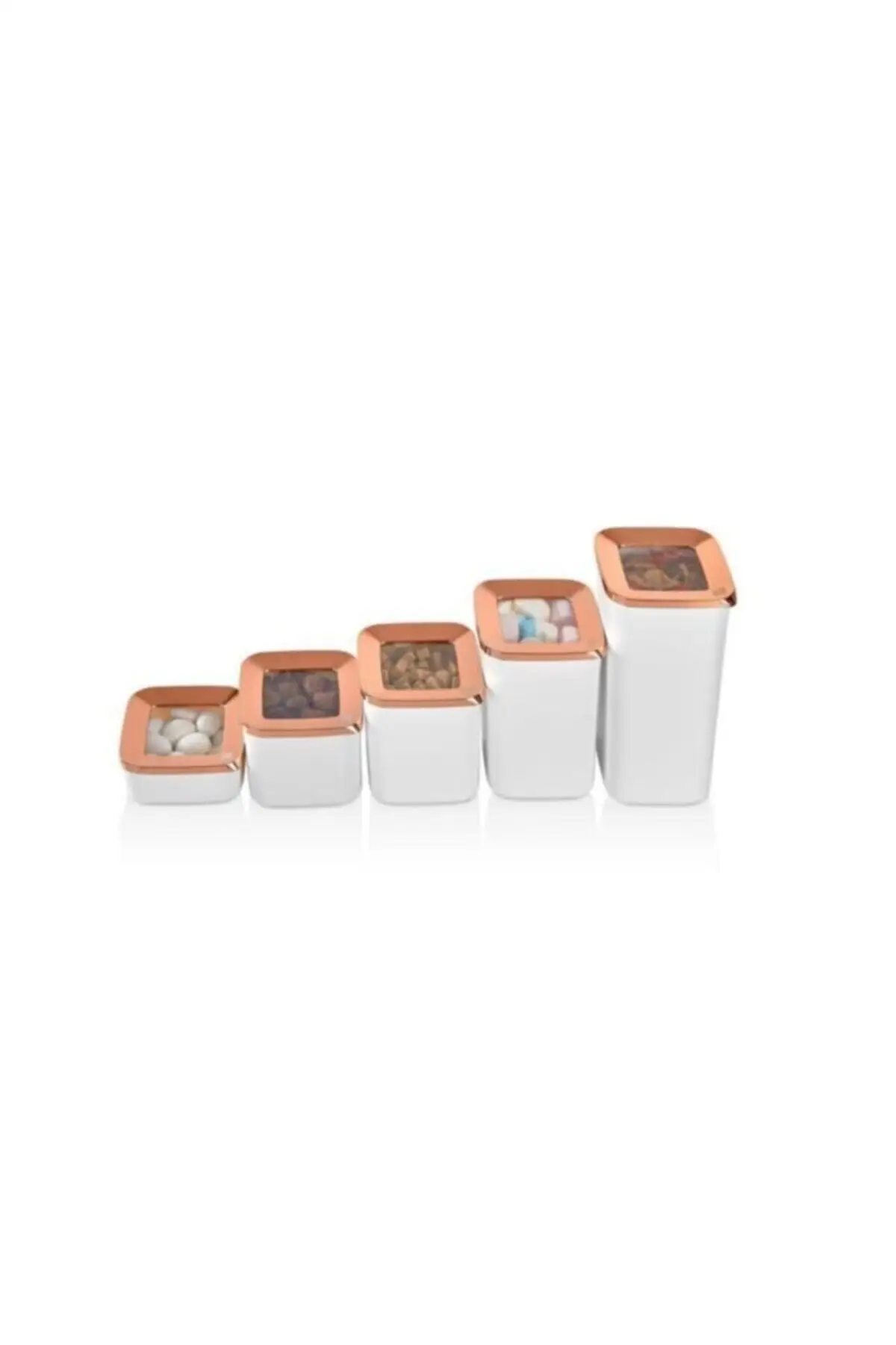 

DOLBOVI Vp117 square storage container white copper 5 pcs