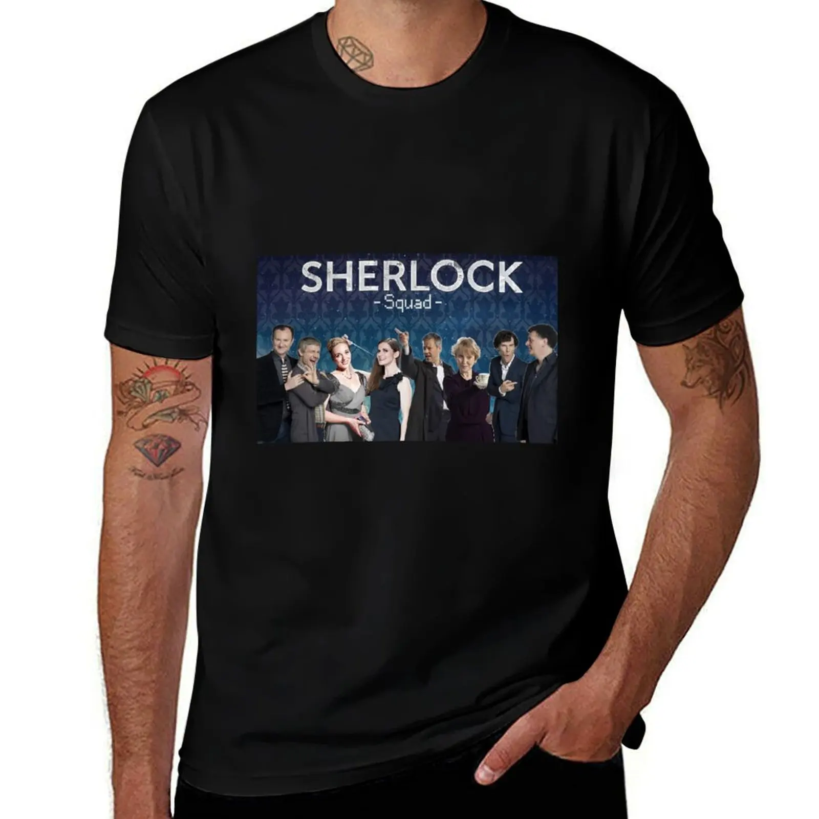 Sherlock Squad - Sherlock BBC T-Shirt Holiday Party Tee Shirt T-Shirt