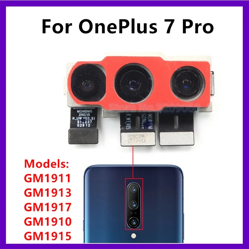 

Rear Camera For OnePlus 7 Pro 7Pro OnePlus7Pro Main Back Big Camera Module Flex Cable