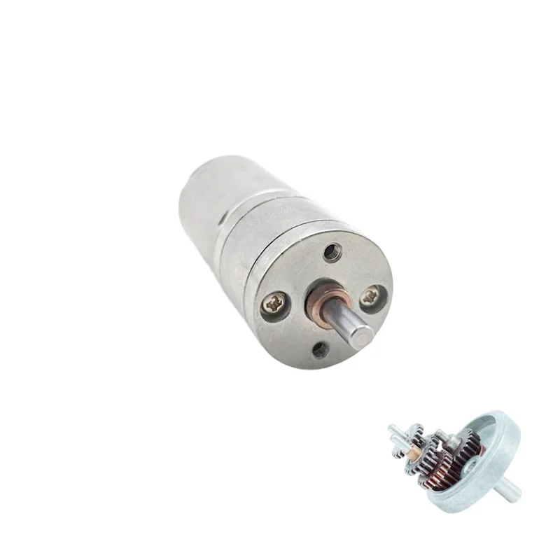12V DC Gear Motor High Power Worm Reversed JGA25-370 6V 24V 50 130 170 620RPM Small Appliance Brush Motor Electric Motor