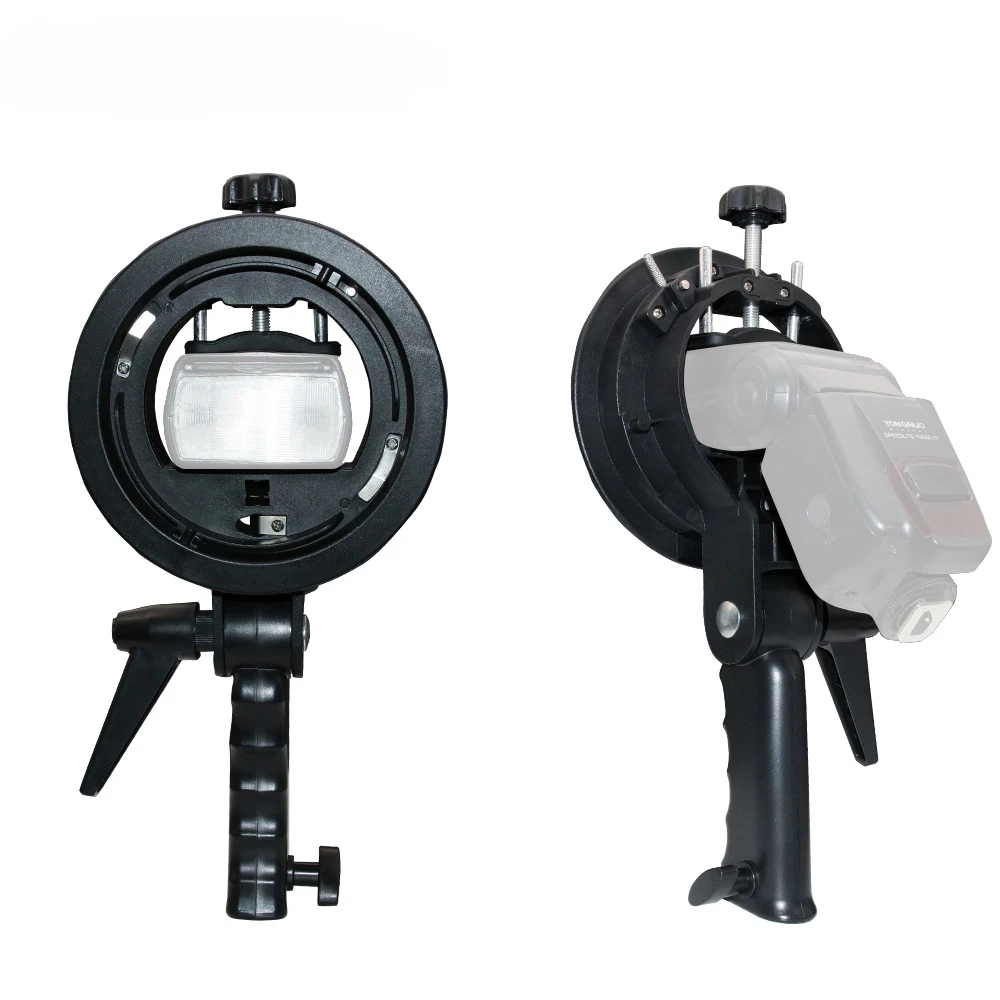 Кронштейн для вспышки, подставка для светильника, кронштейн для софтбокса, держатель для вспышки S-типа, крепление для Bowens, для Elinchrom, фотографическое оборудование Кронштейн для вспышки, подставка для светильника, кронштейн для софтбокса, держатель для вспышки S-типа, крепление для Bowens, для Elinchrom, фотографическое оборудование